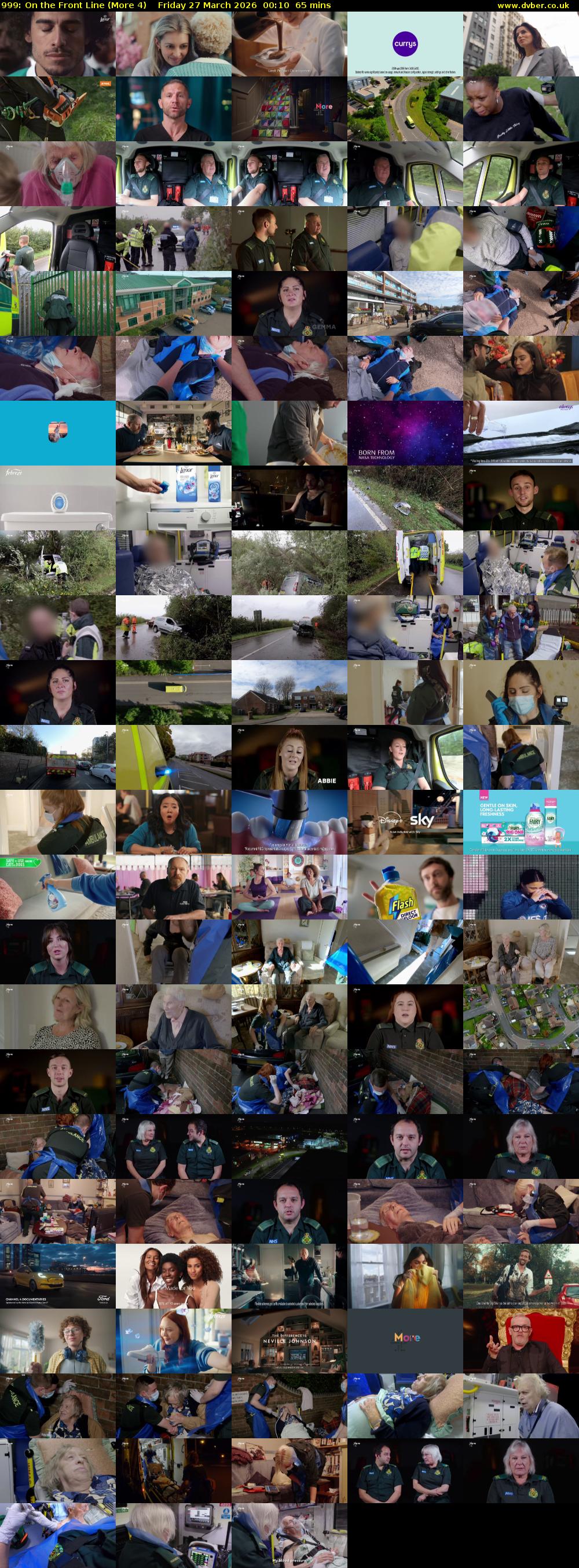999: On the Front Line (More 4) Friday 27 March 2026 00:10 - 01:15