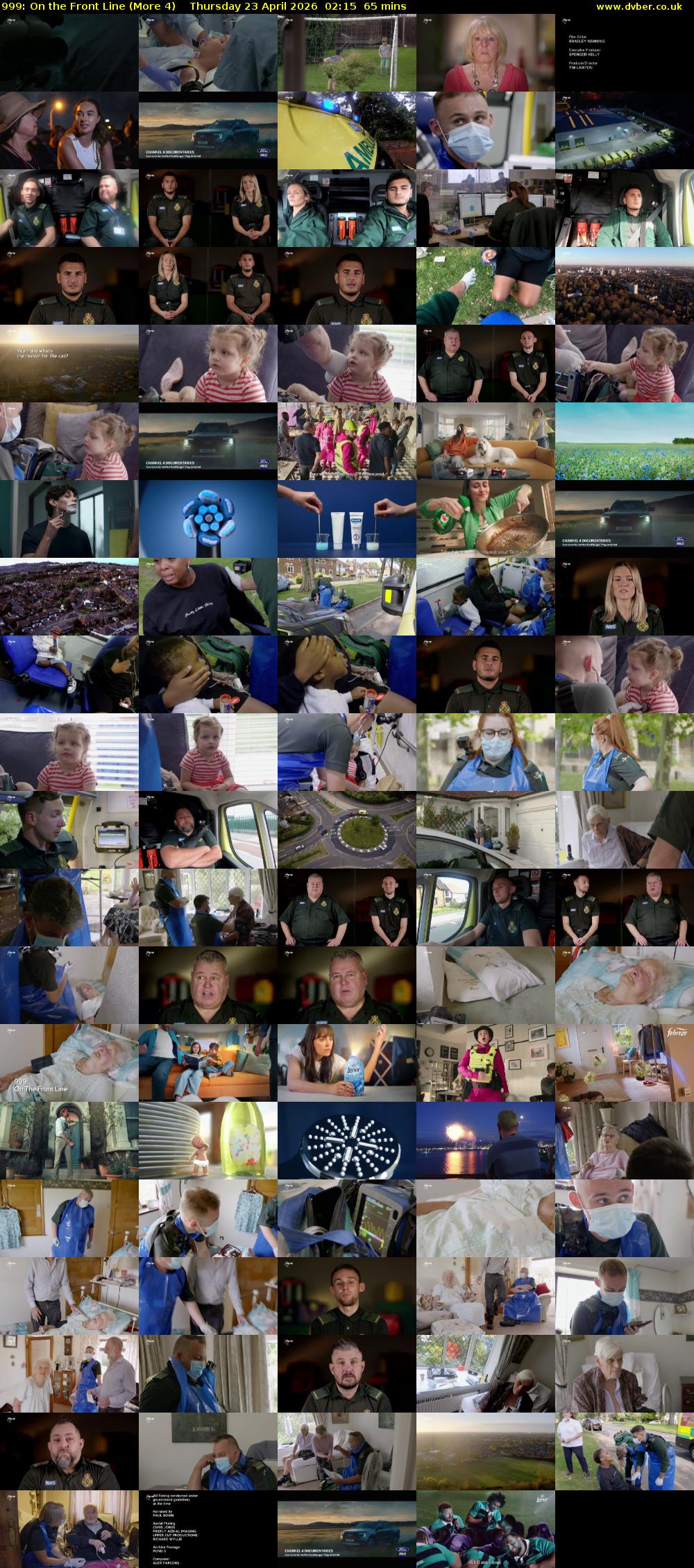999: On the Front Line (More 4) Thursday 23 April 2026 02:15 - 03:20