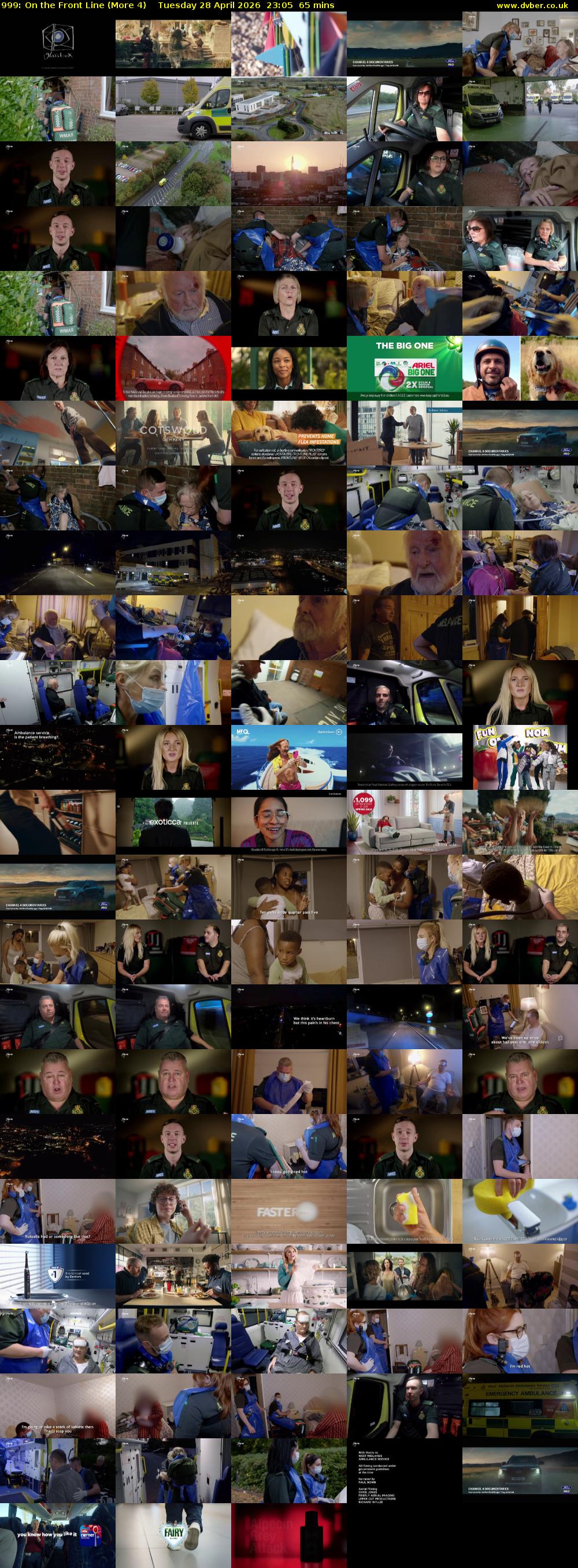 999: On the Front Line (More 4) Tuesday 28 April 2026 23:05 - 00:10