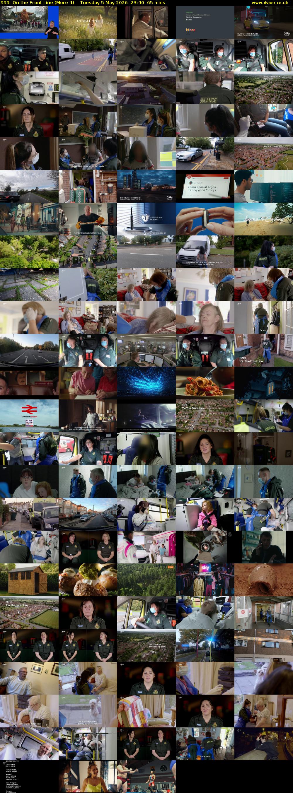 999: On the Front Line (More 4) Tuesday 5 May 2026 23:40 - 00:45