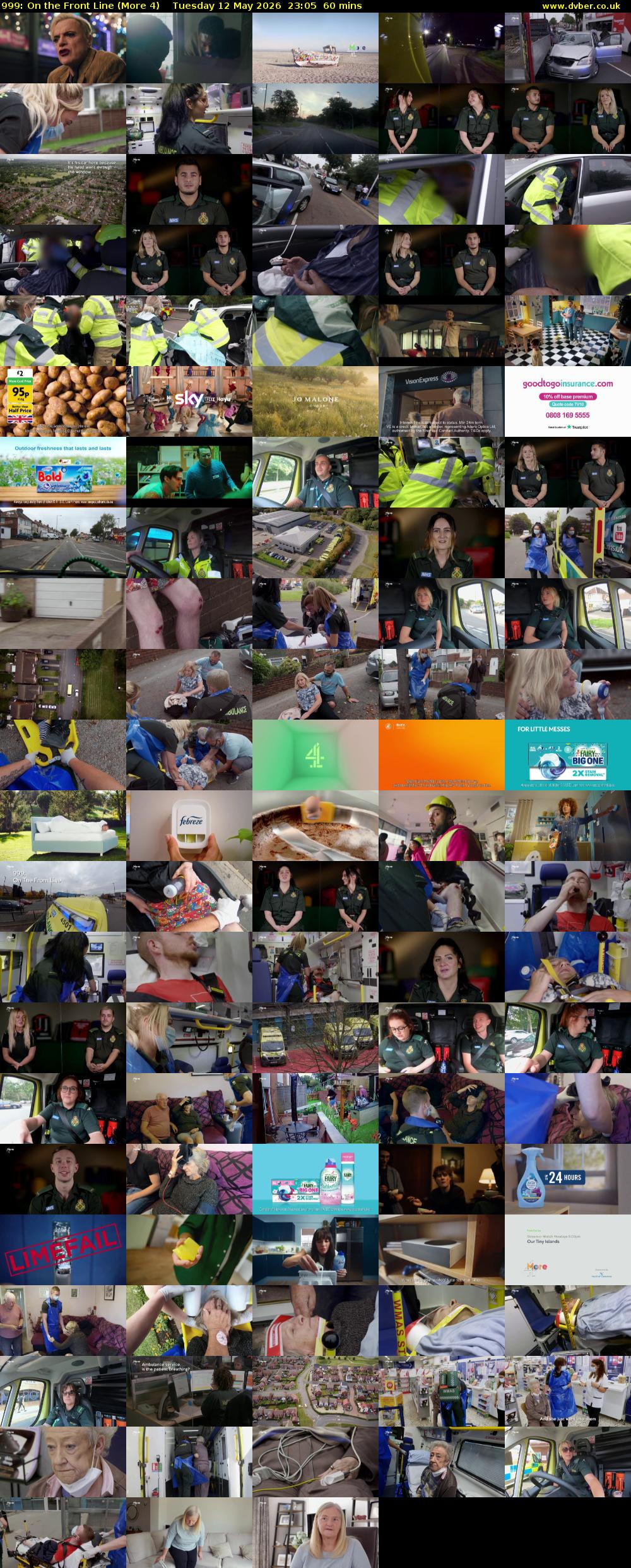 999: On the Front Line (More 4) Tuesday 12 May 2026 23:05 - 00:05