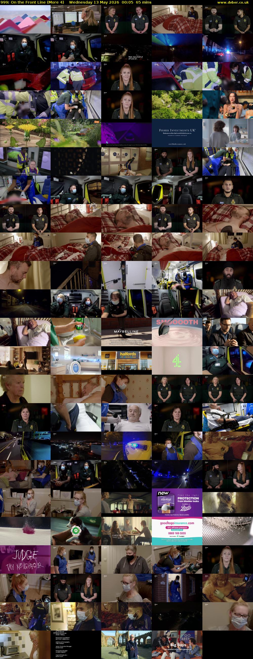 999: On the Front Line (More 4) Wednesday 13 May 2026 00:05 - 01:10