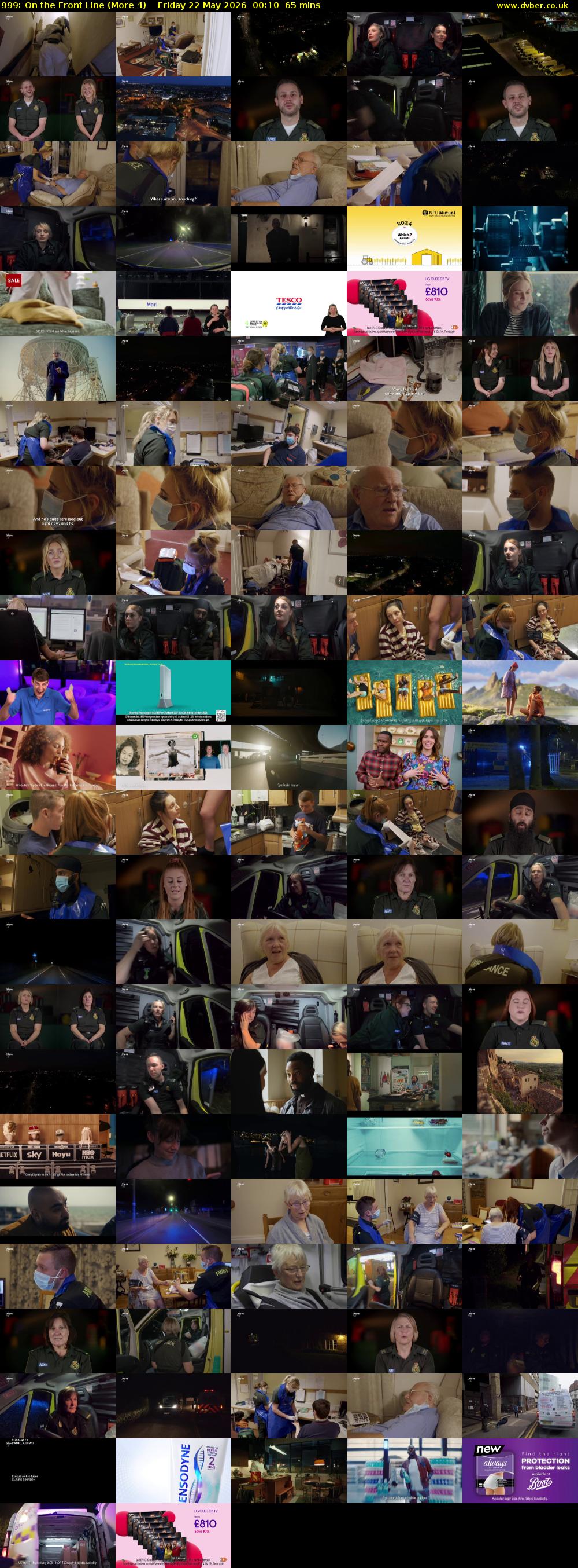 999: On the Front Line (More 4) Friday 22 May 2026 00:10 - 01:15