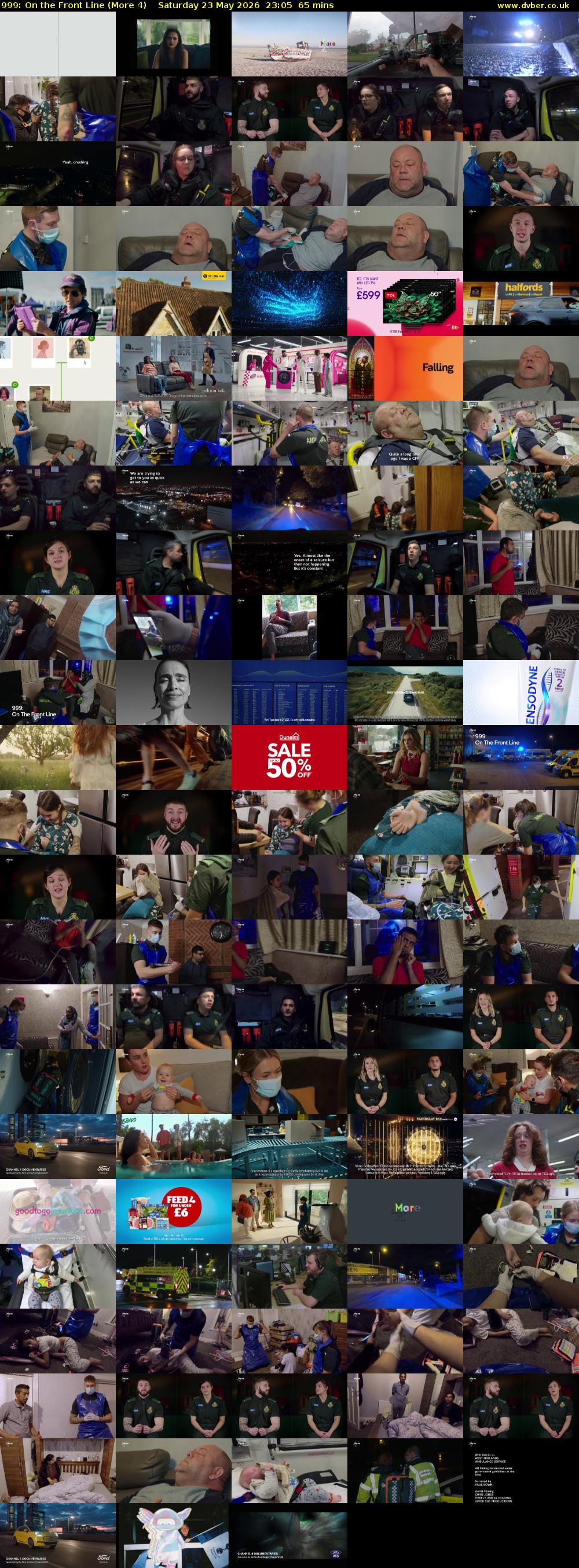 999: On the Front Line (More 4) Saturday 23 May 2026 23:05 - 00:10