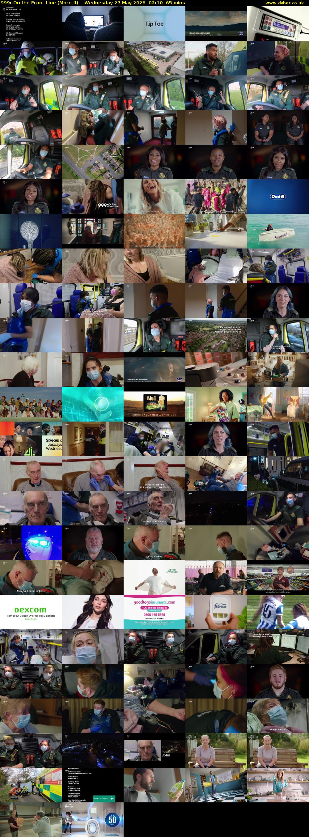 999: On the Front Line (More 4) Wednesday 27 May 2026 02:10 - 03:15