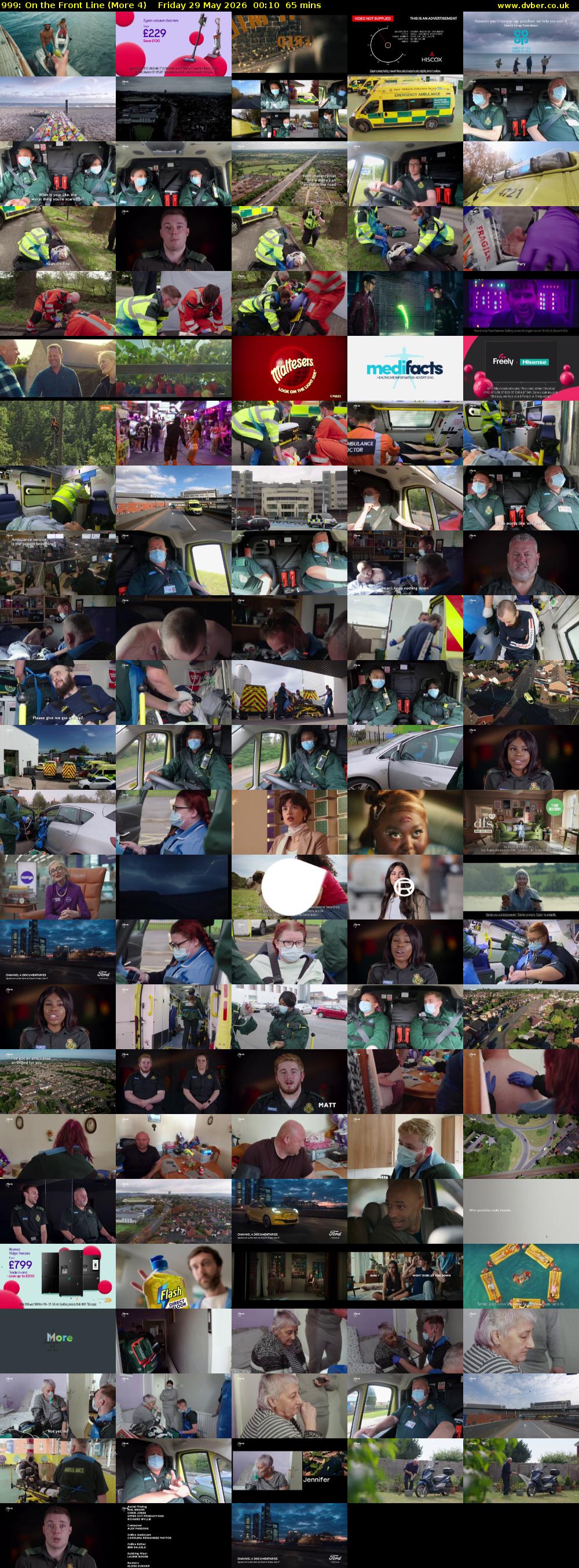 999: On the Front Line (More 4) Friday 29 May 2026 00:10 - 01:15