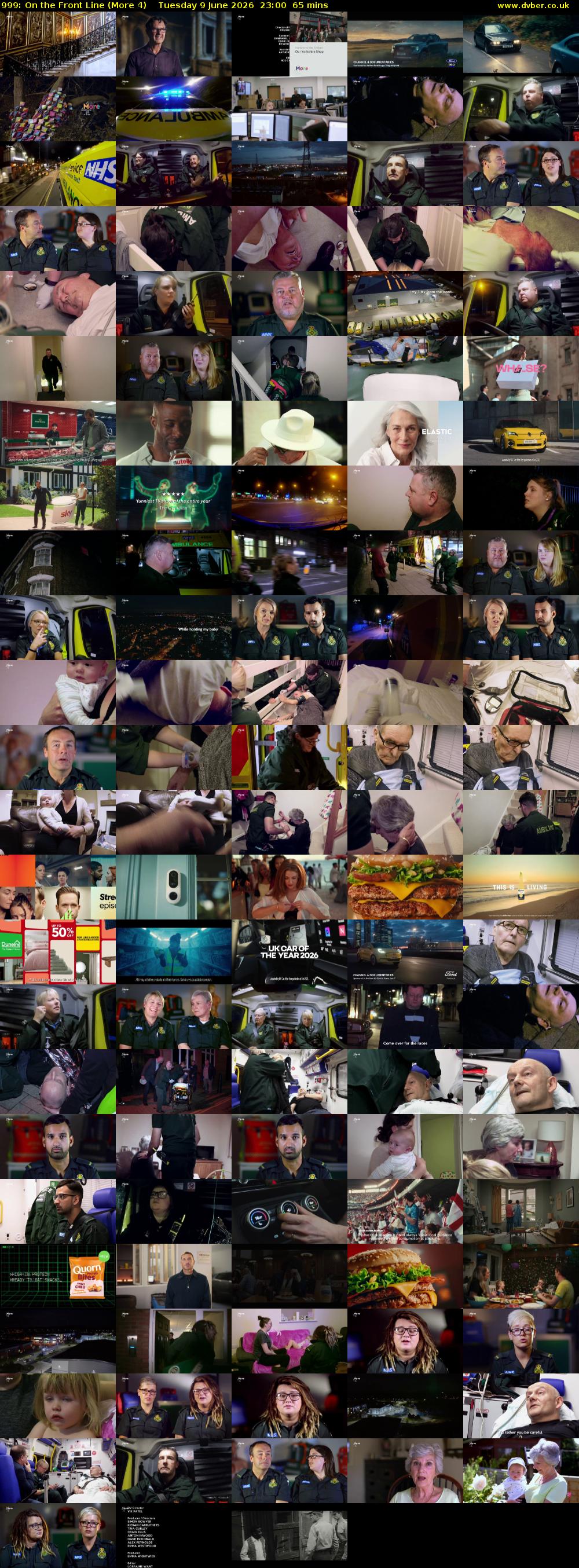 999: On the Front Line (More 4) Tuesday 9 June 2026 23:00 - 00:05