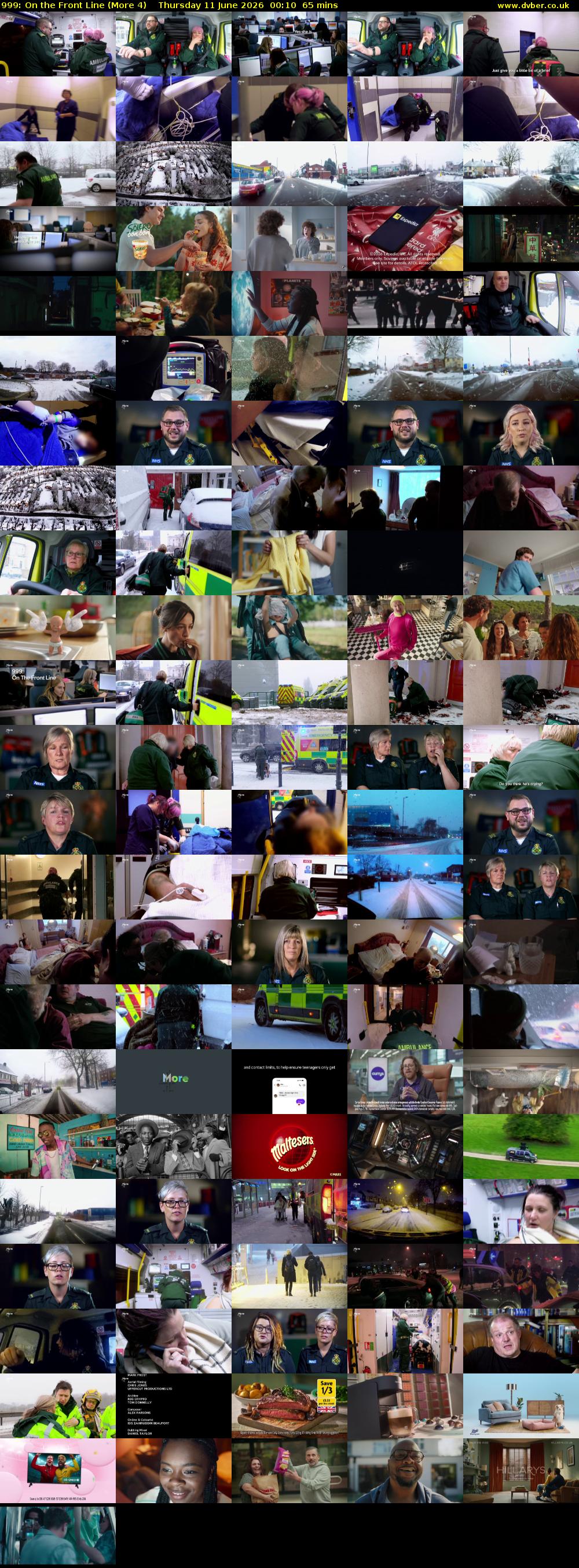 999: On the Front Line (More 4) Thursday 11 June 2026 00:10 - 01:15