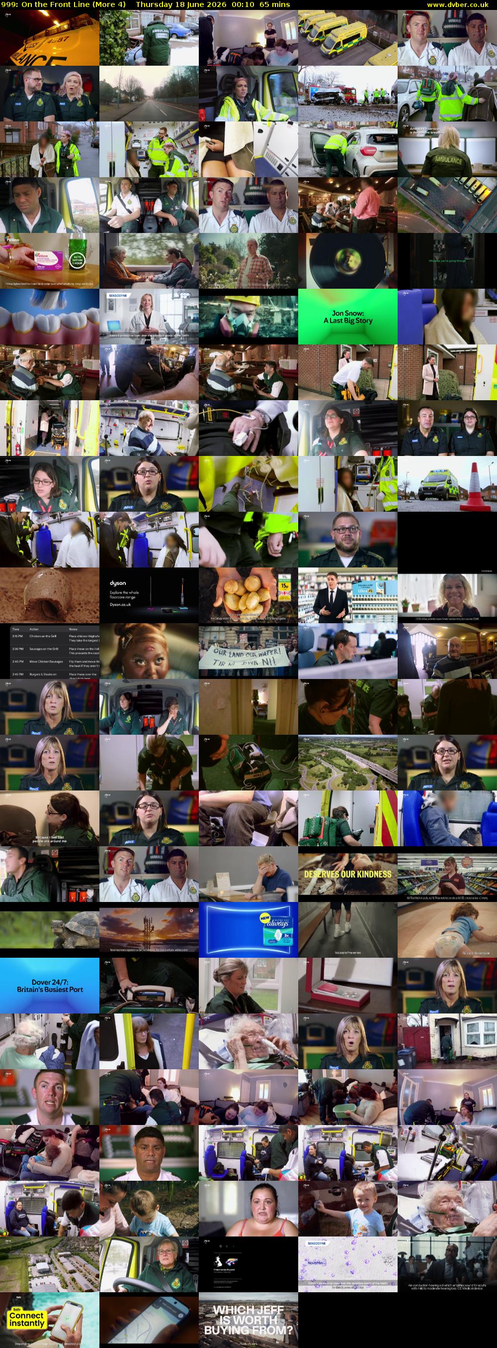 999: On the Front Line (More 4) Thursday 18 June 2026 00:10 - 01:15