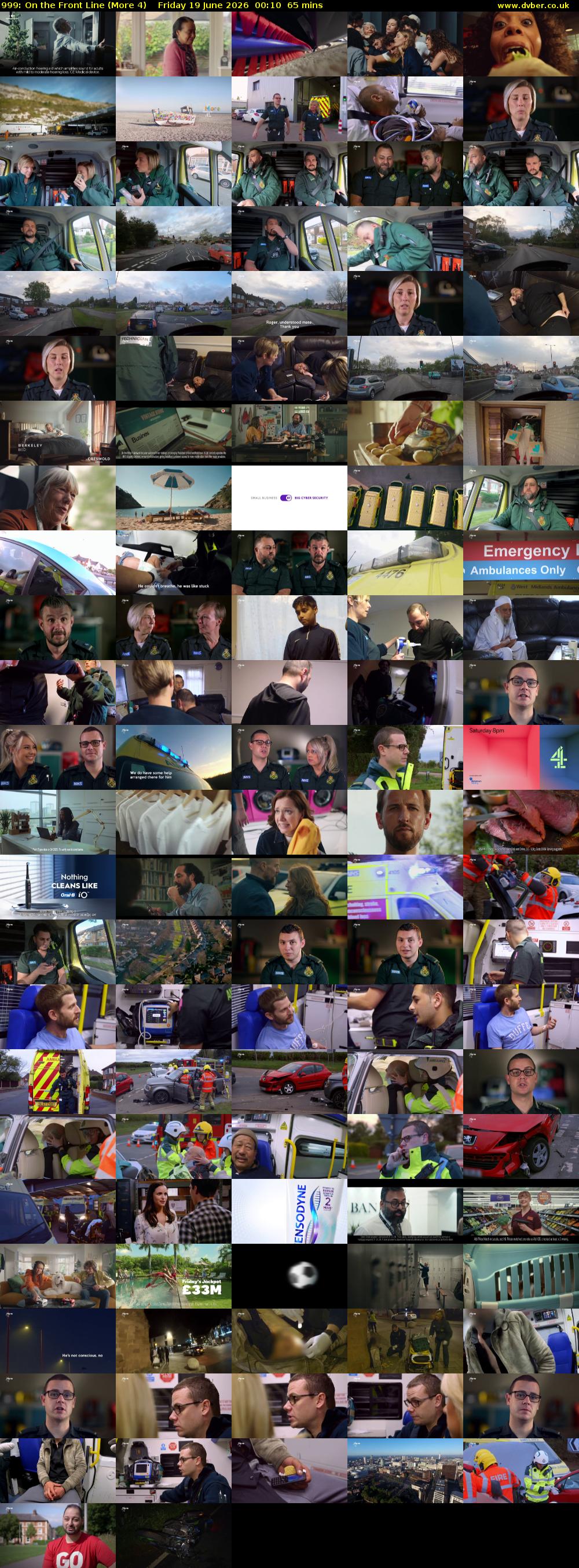 999: On the Front Line (More 4) Friday 19 June 2026 00:10 - 01:15