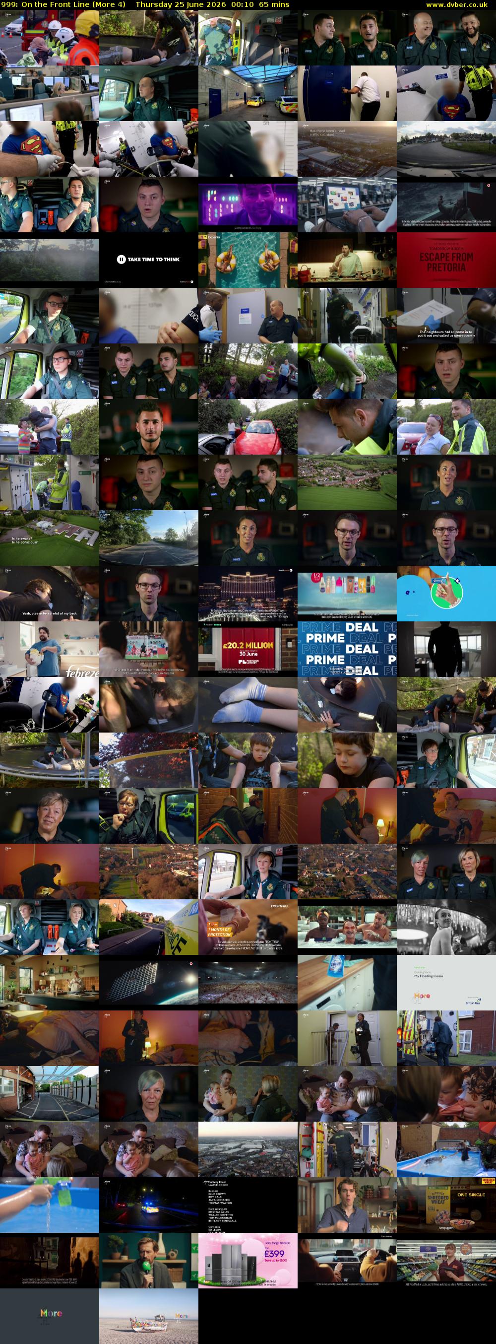 999: On the Front Line (More 4) Thursday 25 June 2026 00:10 - 01:15