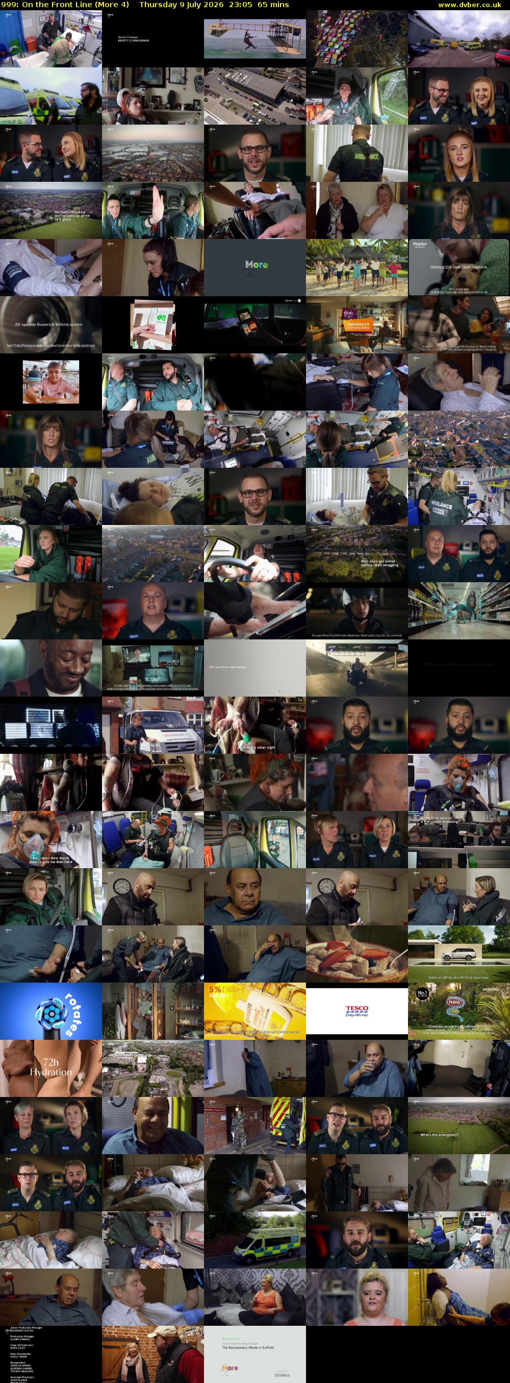 999: On the Front Line (More 4) Thursday 9 July 2026 23:05 - 00:10