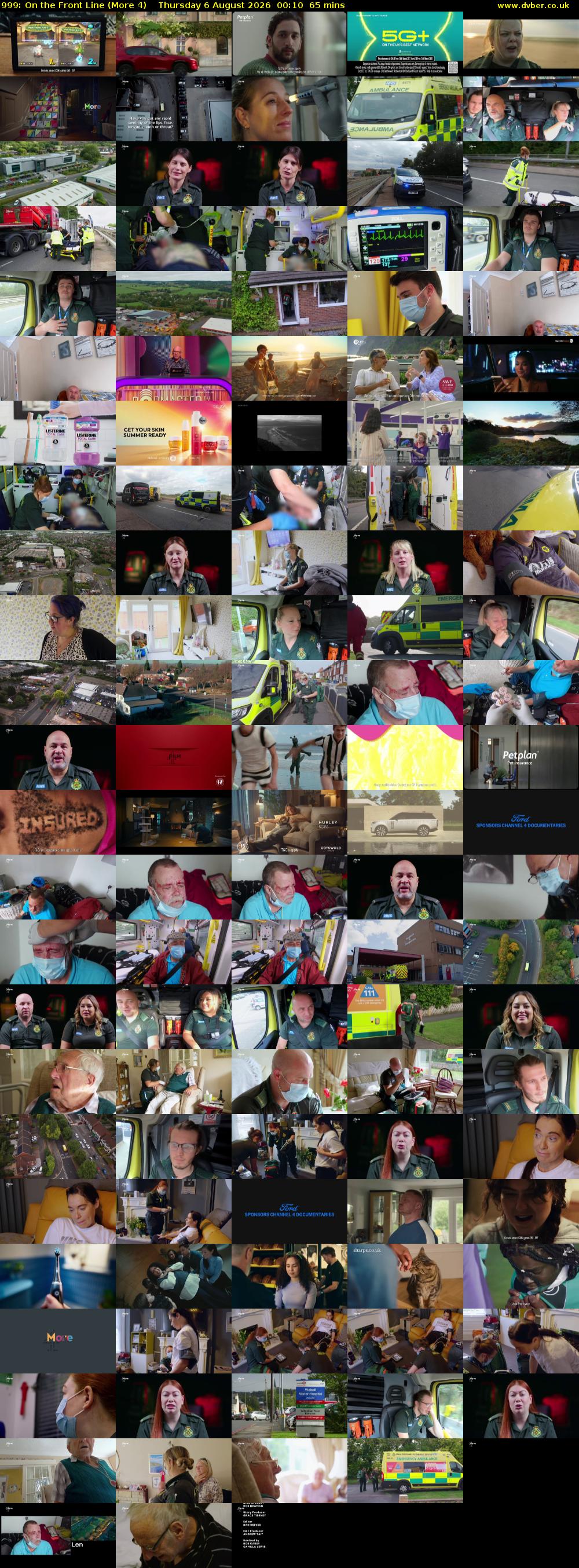 999: On the Front Line (More 4) Thursday 6 August 2026 00:10 - 01:15