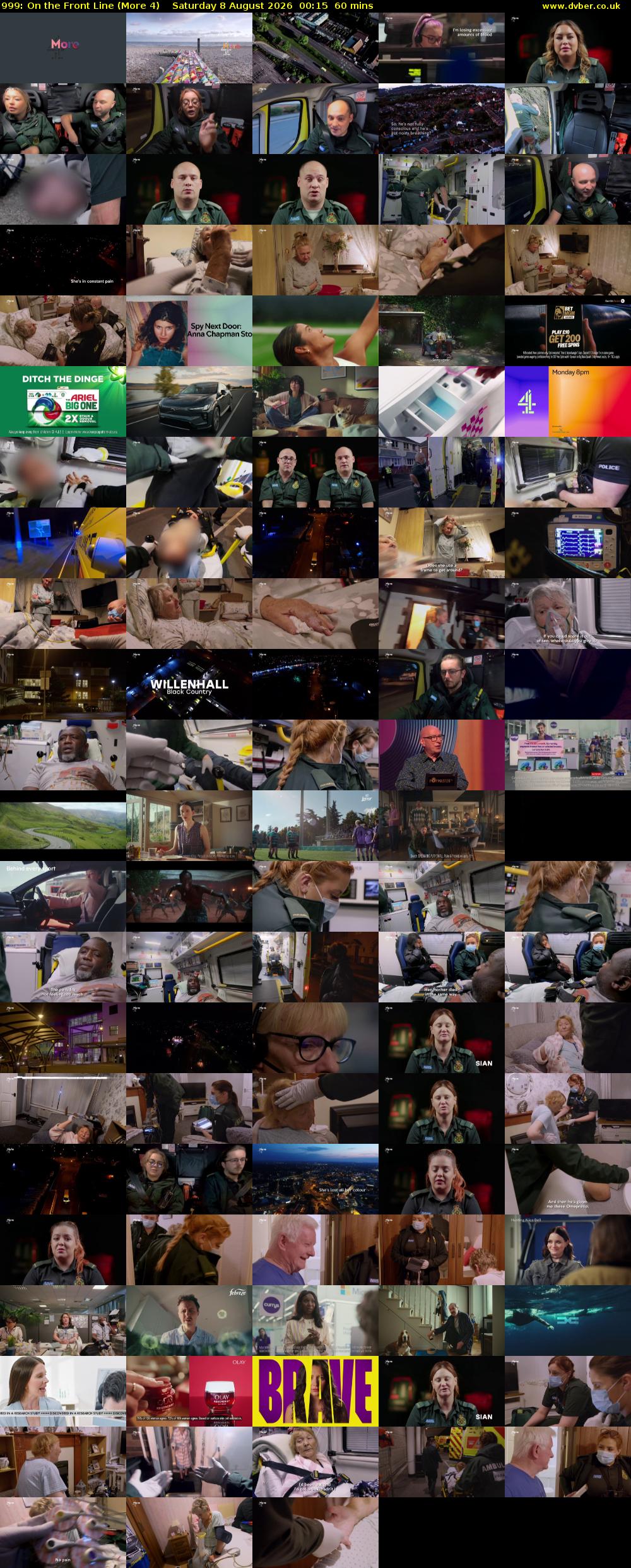 999: On the Front Line (More 4) Saturday 8 August 2026 00:15 - 01:15
