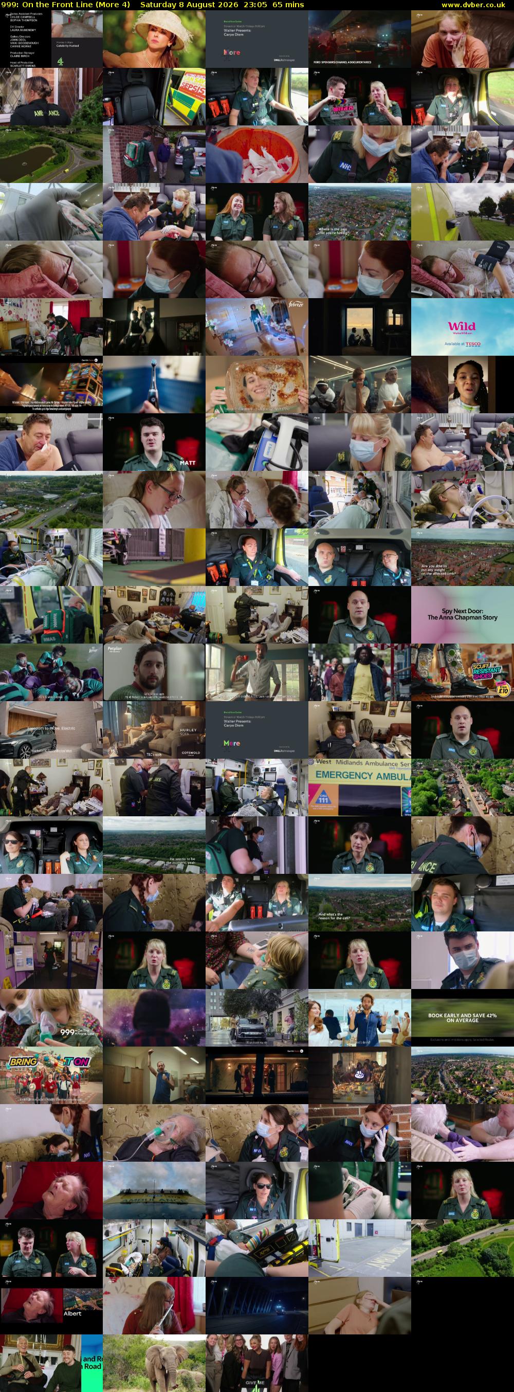999: On the Front Line (More 4) Saturday 8 August 2026 23:05 - 00:10