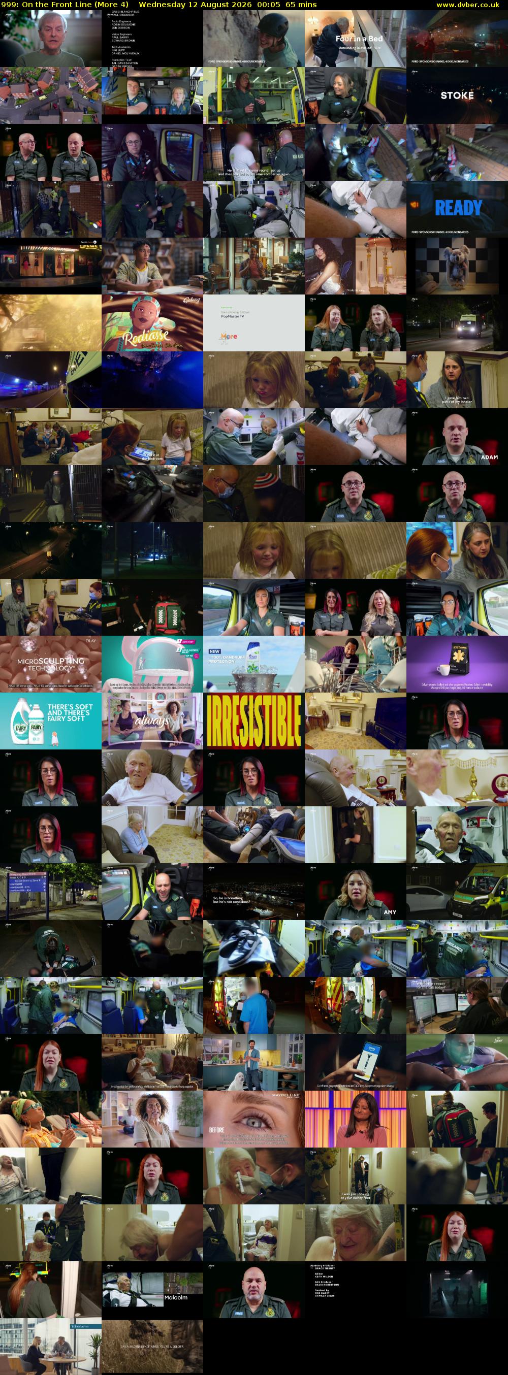 999: On the Front Line (More 4) Wednesday 12 August 2026 00:05 - 01:10