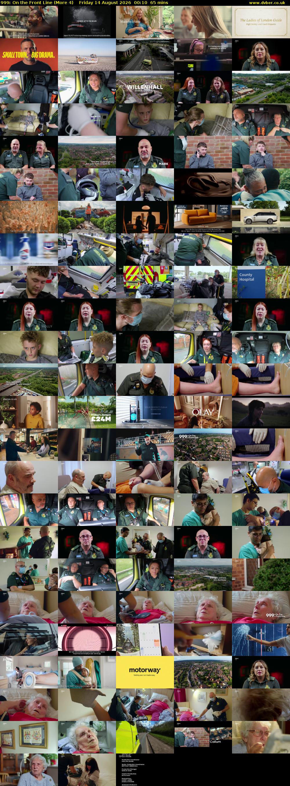 999: On the Front Line (More 4) Friday 14 August 2026 00:10 - 01:15