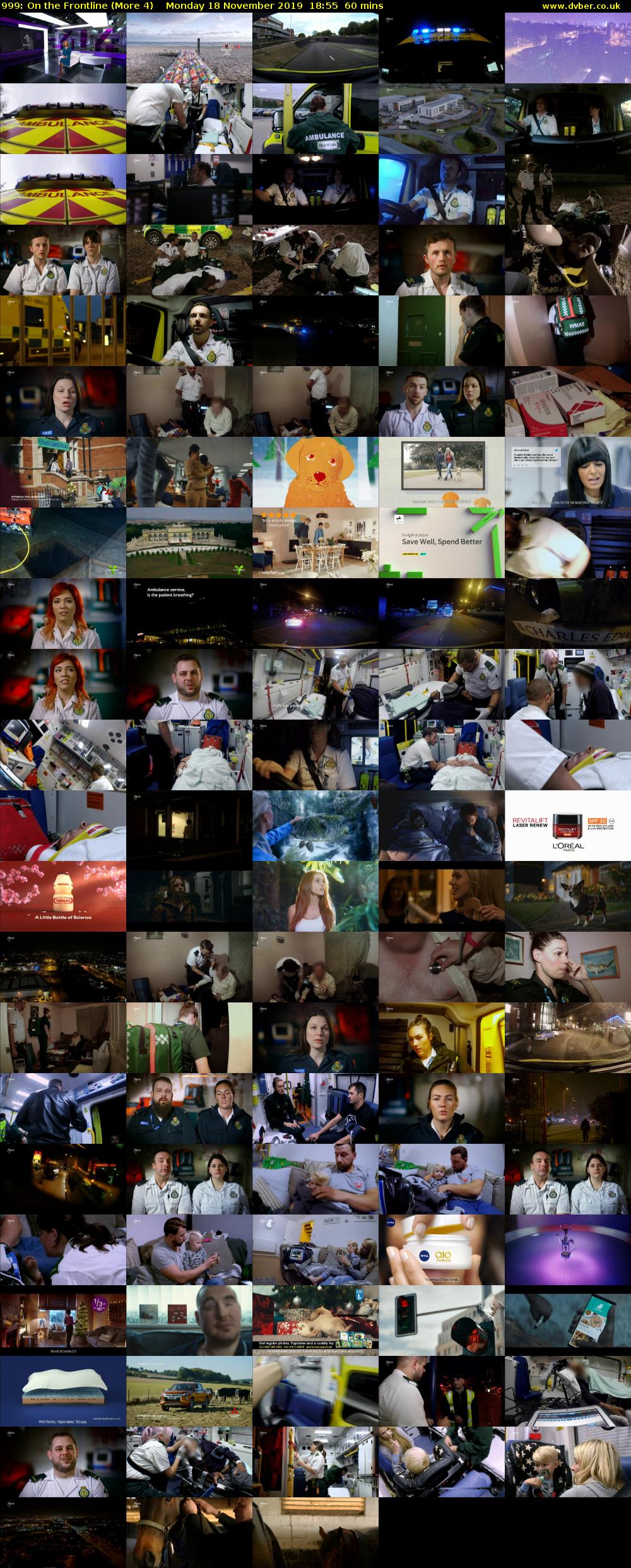 999: On the Frontline (More 4) Monday 18 November 2019 18:55 - 19:55