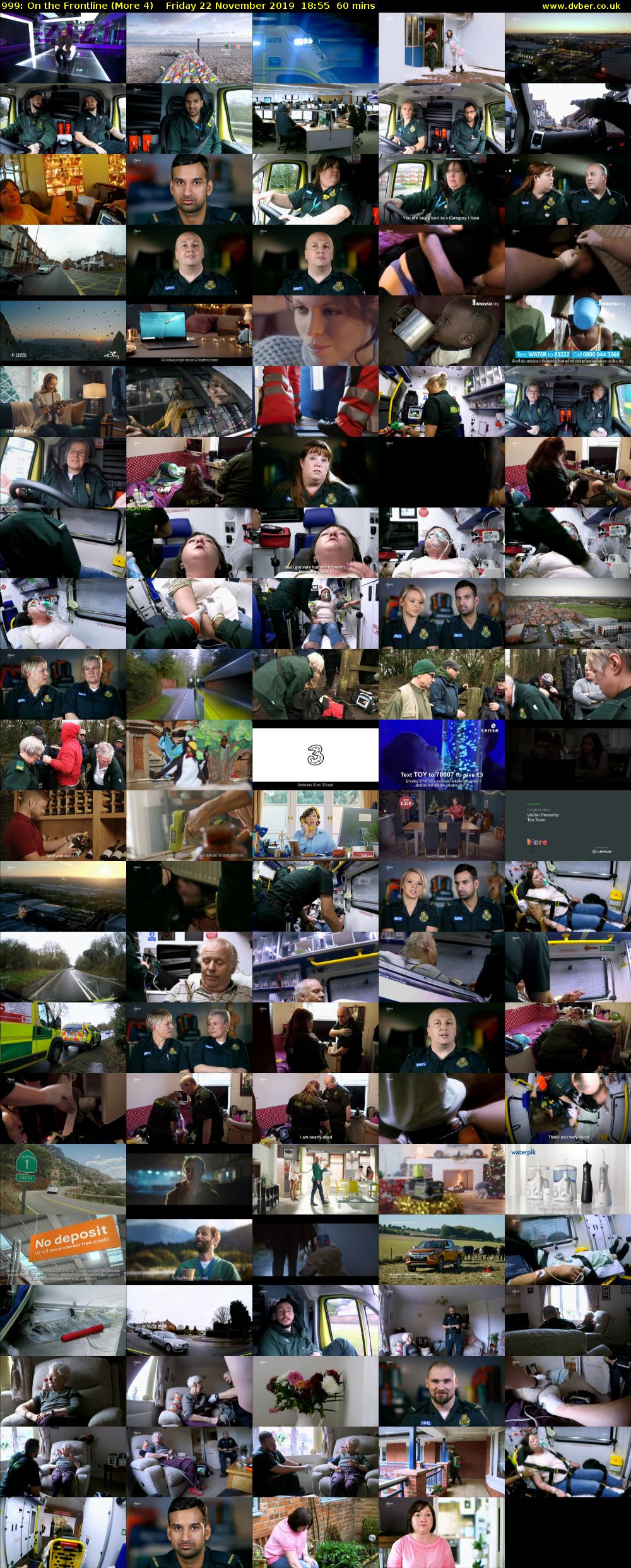 999: On the Frontline (More 4) Friday 22 November 2019 18:55 - 19:55
