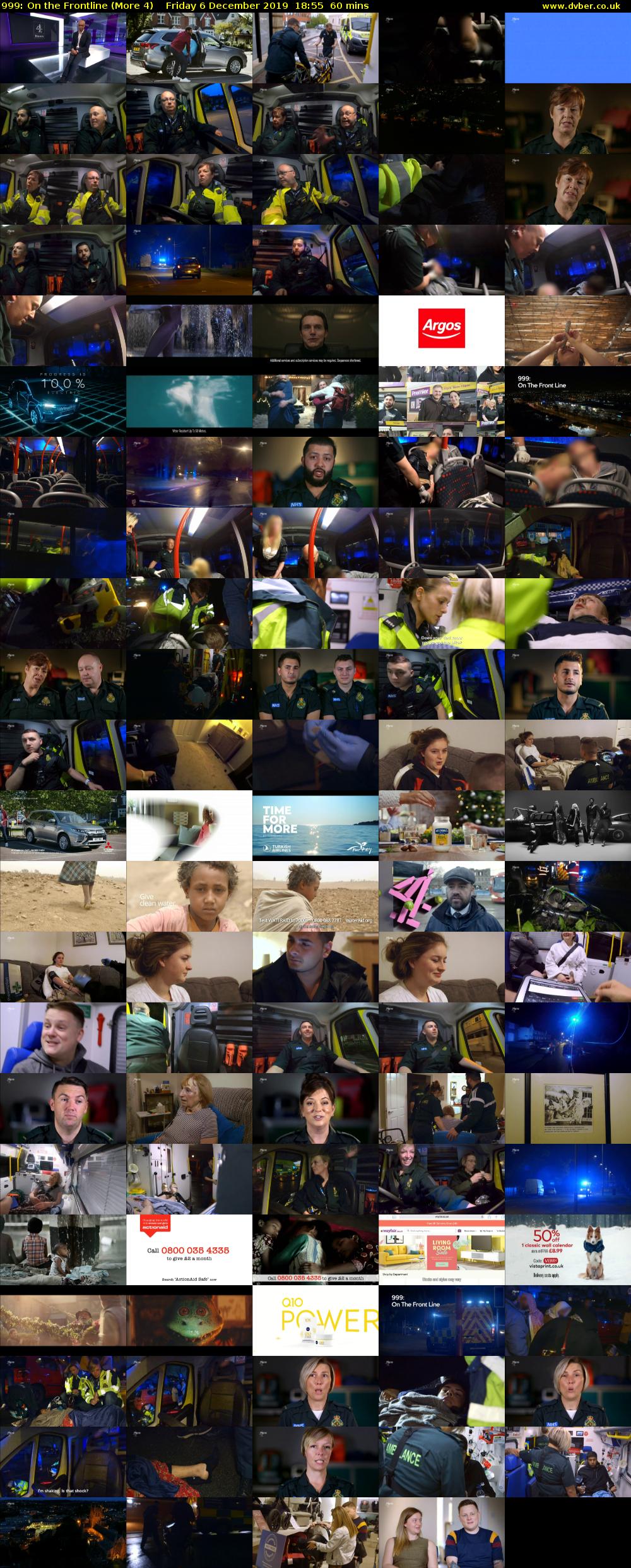 999: On the Frontline (More 4) Friday 6 December 2019 18:55 - 19:55