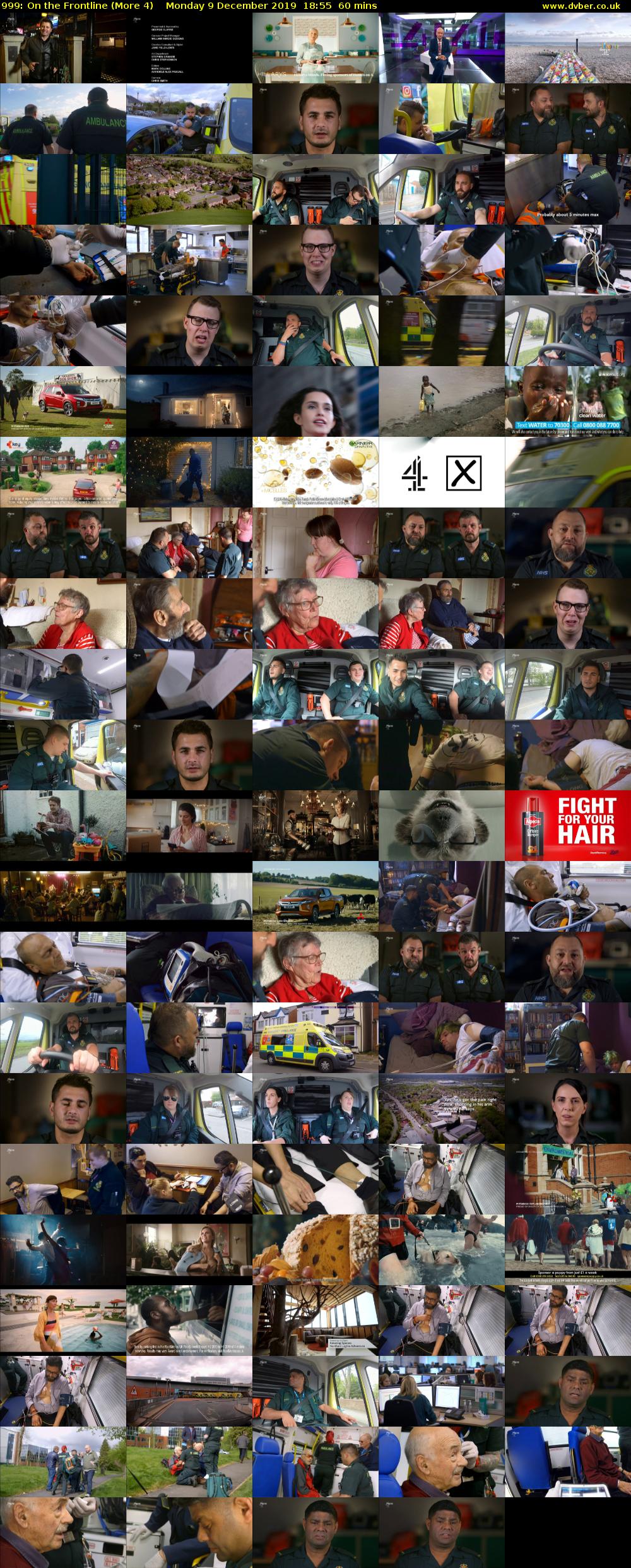 999: On the Frontline (More 4) Monday 9 December 2019 18:55 - 19:55