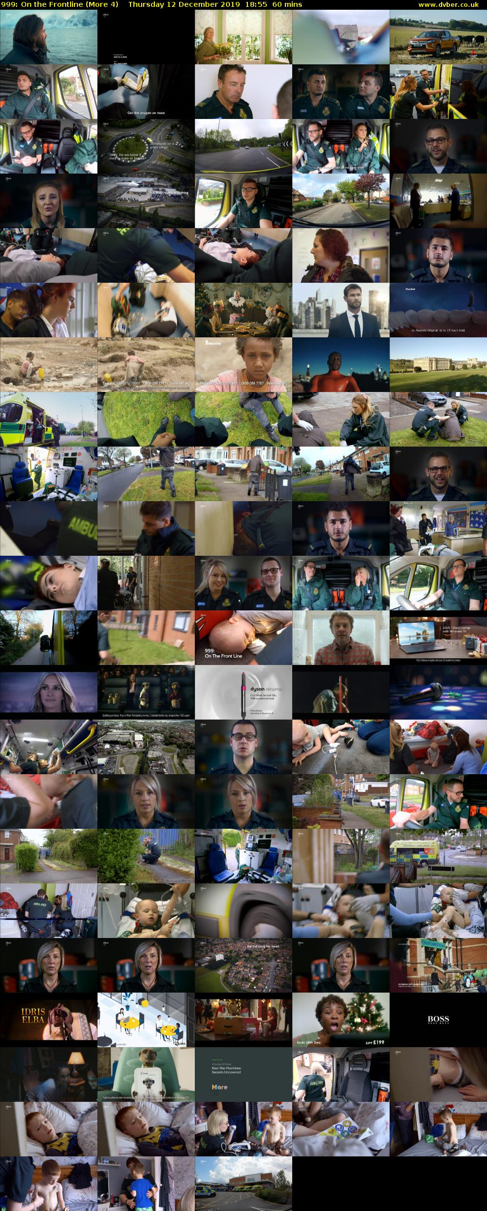 999: On the Frontline (More 4) Thursday 12 December 2019 18:55 - 19:55