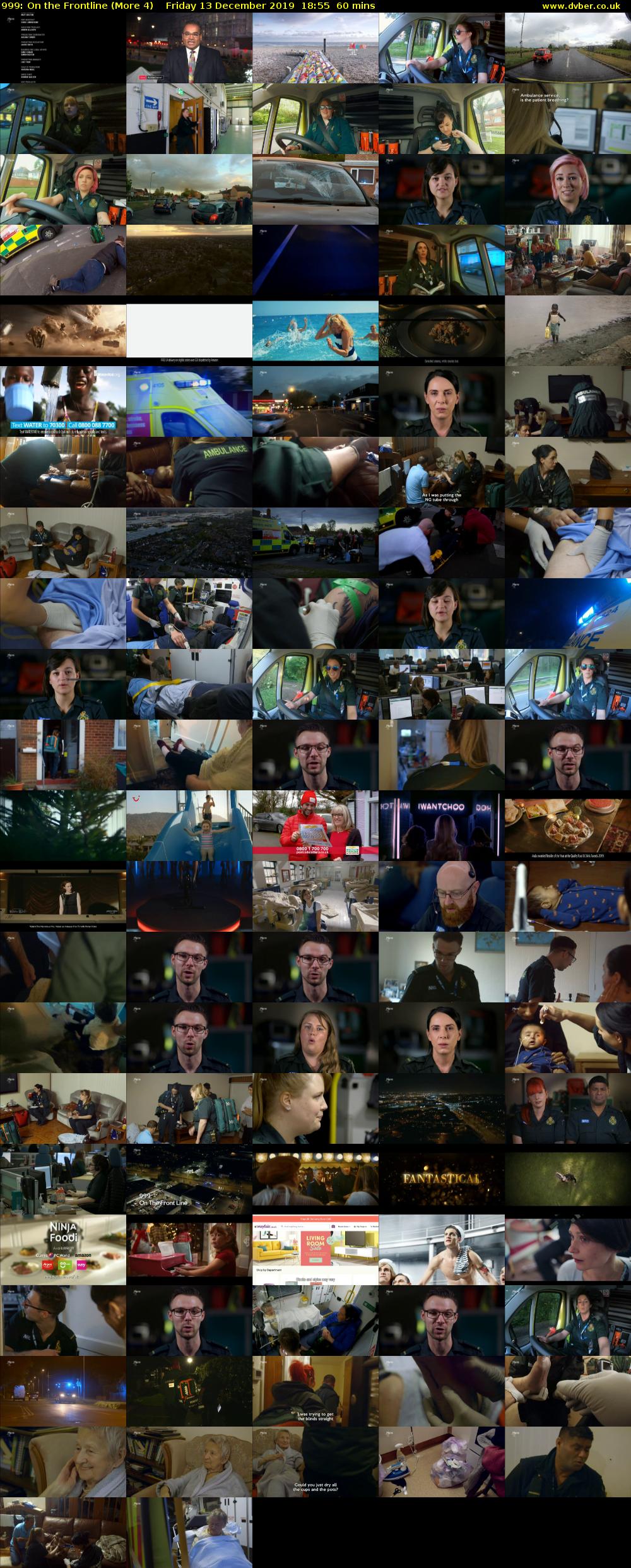 999: On the Frontline (More 4) Friday 13 December 2019 18:55 - 19:55