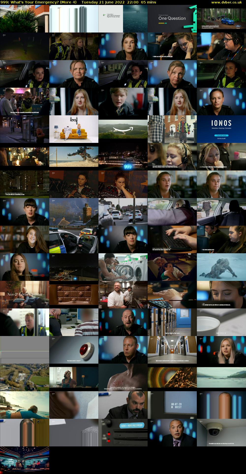 999: What's Your Emergency? (More 4) Tuesday 21 June 2022 22:00 - 23:05