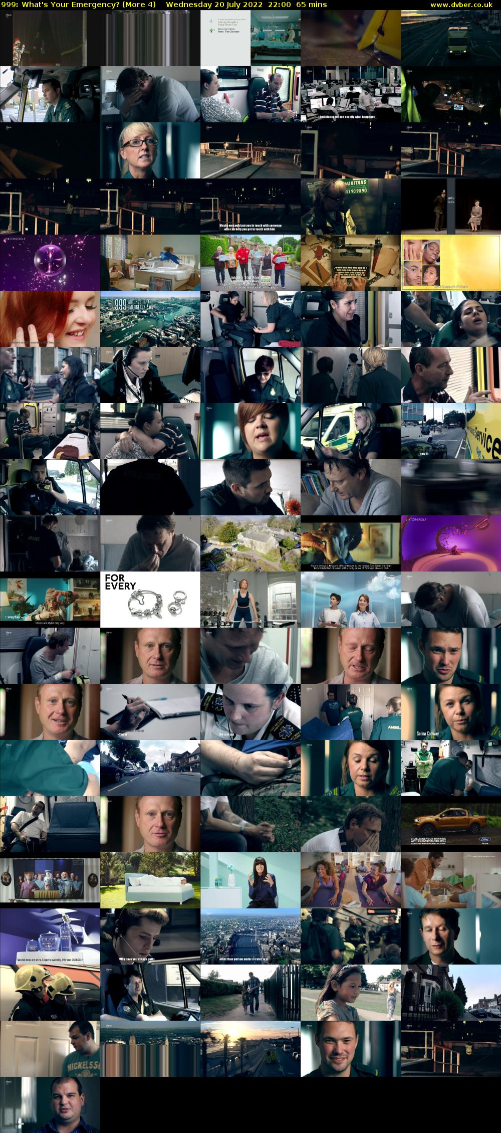 999: What's Your Emergency? (More 4) Wednesday 20 July 2022 22:00 - 23:05