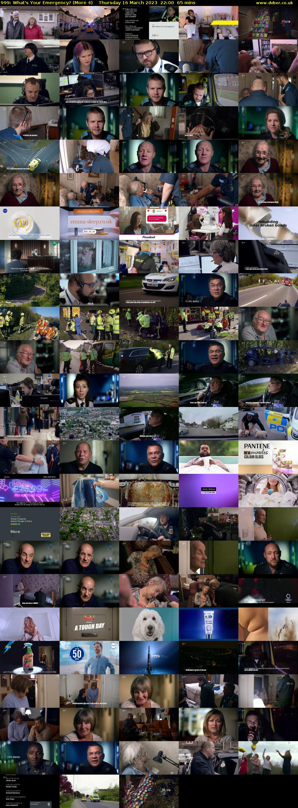 999: What's Your Emergency? (More 4) Thursday 16 March 2023 22:00 - 23:05