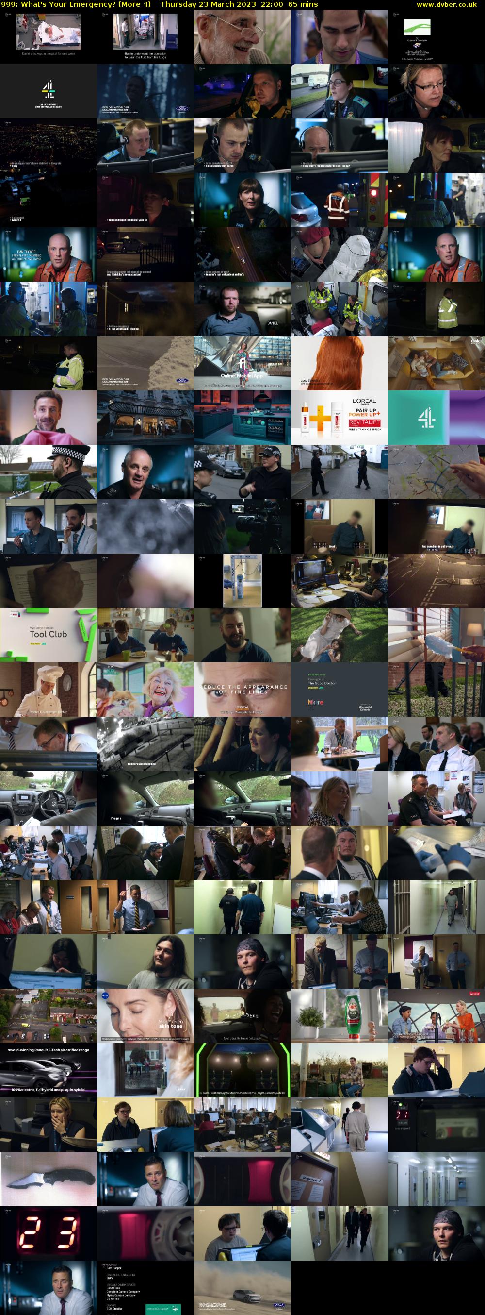 999: What's Your Emergency? (More 4) Thursday 23 March 2023 22:00 - 23:05