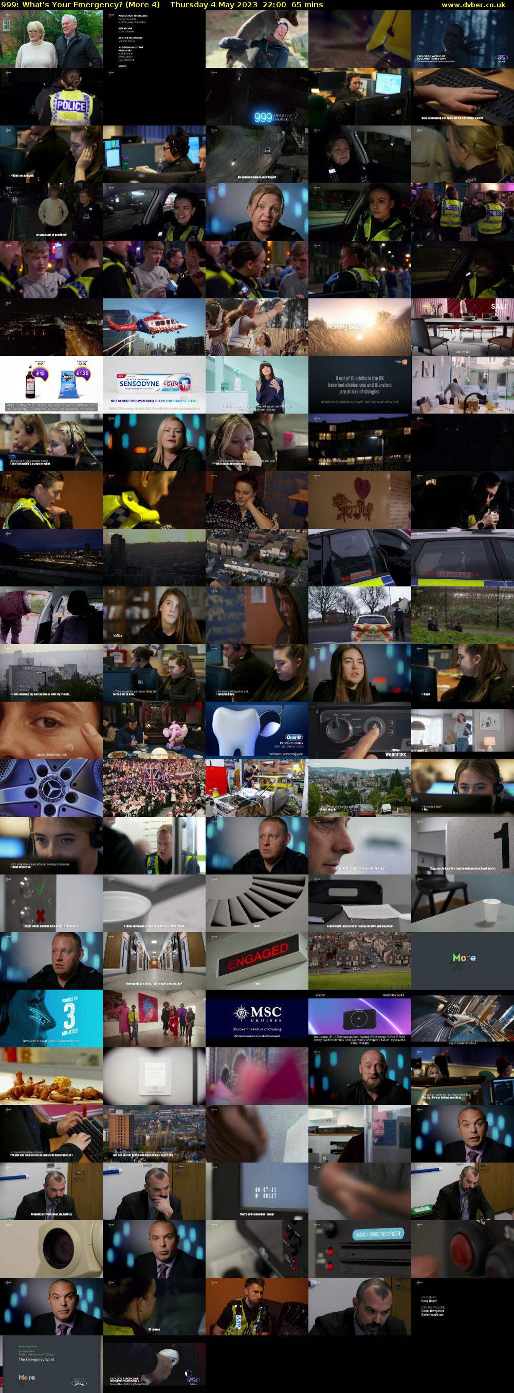 999: What's Your Emergency? (More 4) Thursday 4 May 2023 22:00 - 23:05