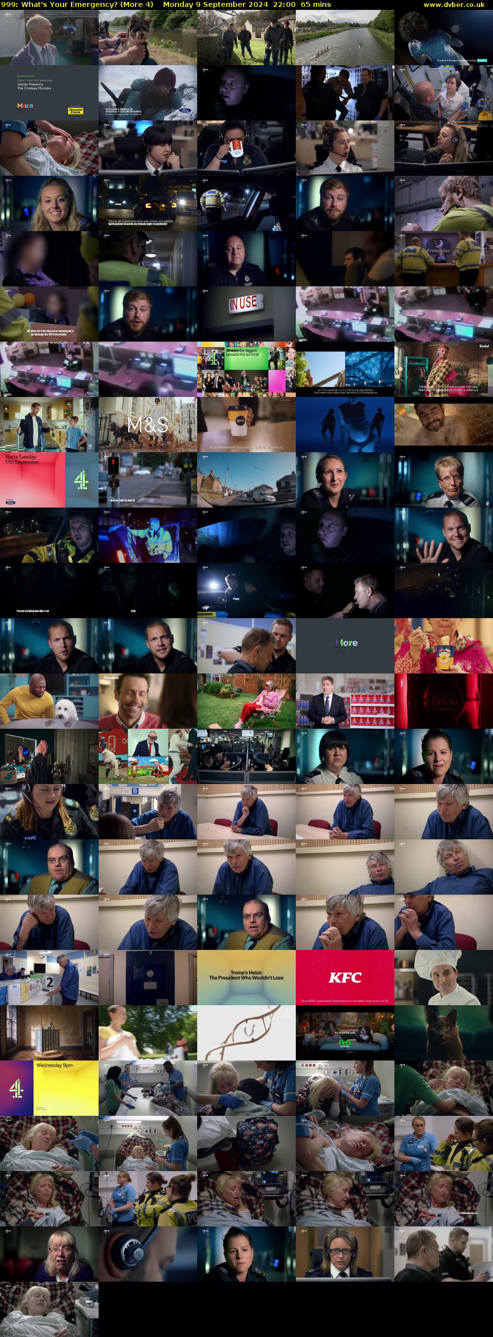 999: What's Your Emergency? (More 4) Monday 9 September 2024 22:00 - 23:05