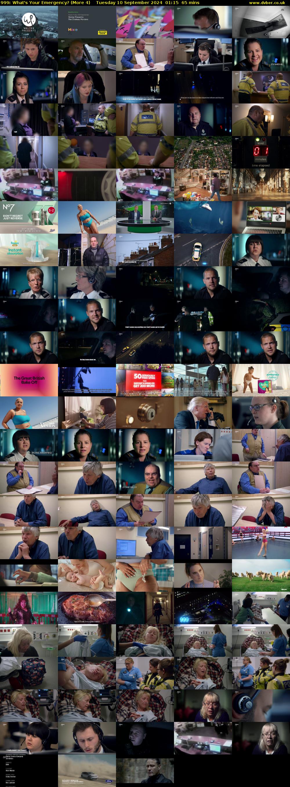 999: What's Your Emergency? (More 4) Tuesday 10 September 2024 01:15 - 02:20