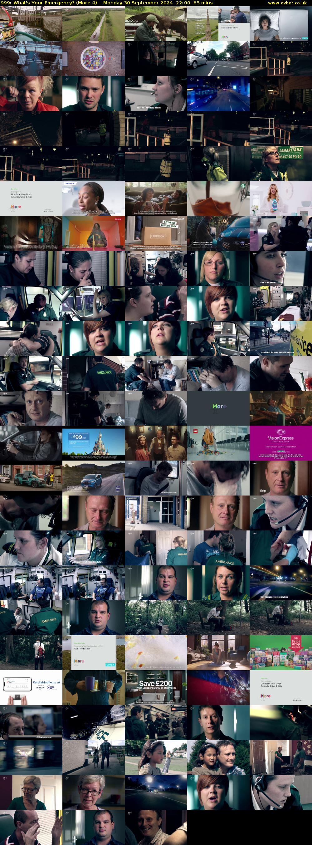 999: What's Your Emergency? (More 4) Monday 30 September 2024 22:00 - 23:05