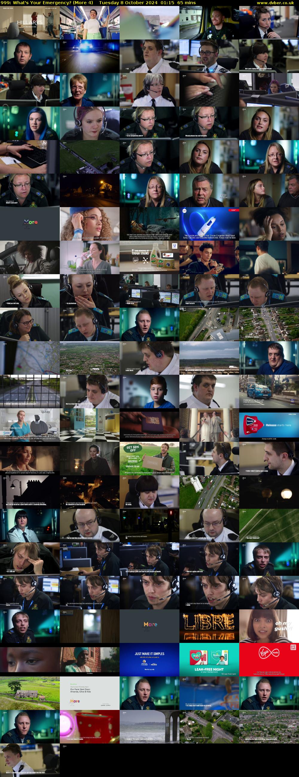 999: What's Your Emergency? (More 4) Tuesday 8 October 2024 01:15 - 02:20