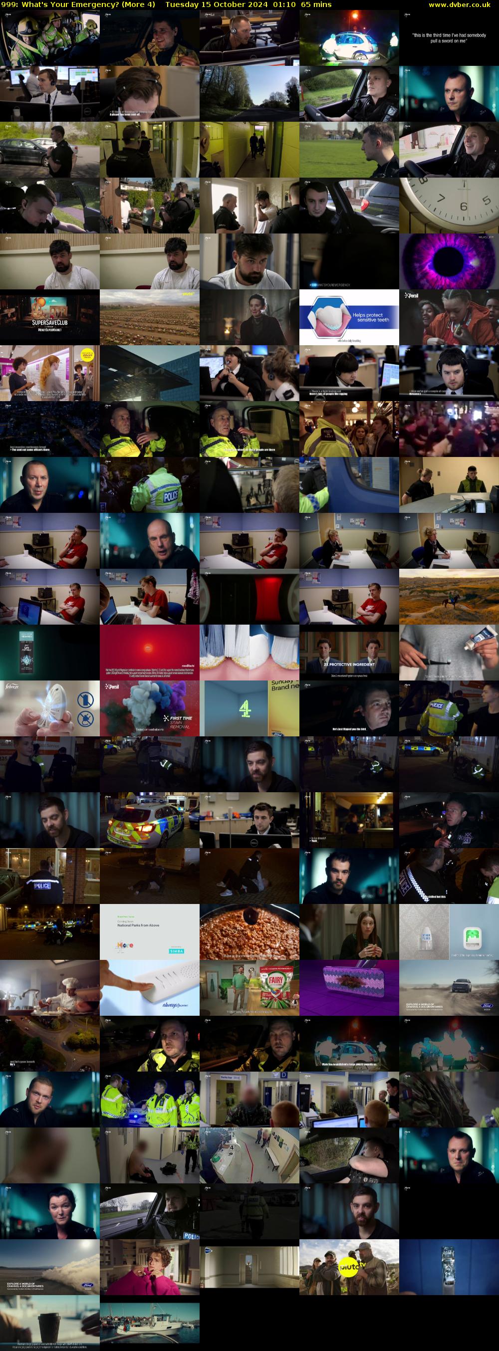 999: What's Your Emergency? (More 4) Tuesday 15 October 2024 01:10 - 02:15