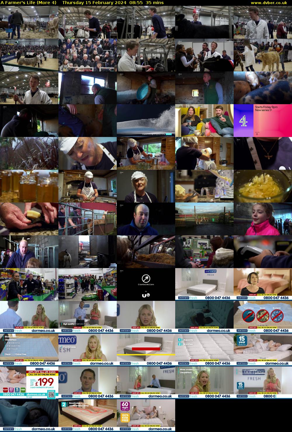 A Farmer's Life (More 4) Thursday 15 February 2024 08:55 - 09:30