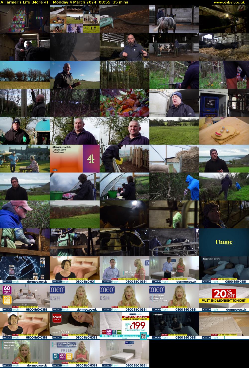 A Farmer's Life (More 4) Monday 4 March 2024 08:55 - 09:30