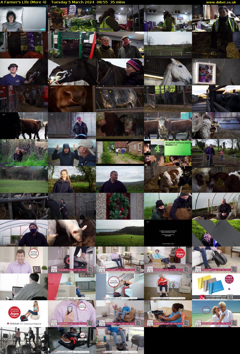 A Farmer's Life (More 4) Tuesday 5 March 2024 08:55 - 09:30