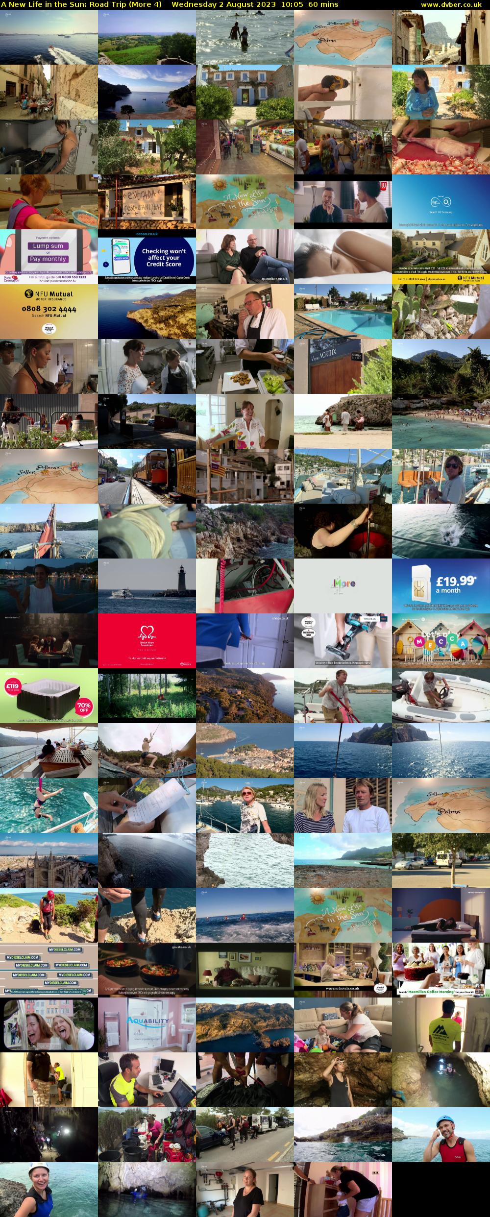 A New Life in the Sun: Road Trip (More 4) Wednesday 2 August 2023 10:05 - 11:05