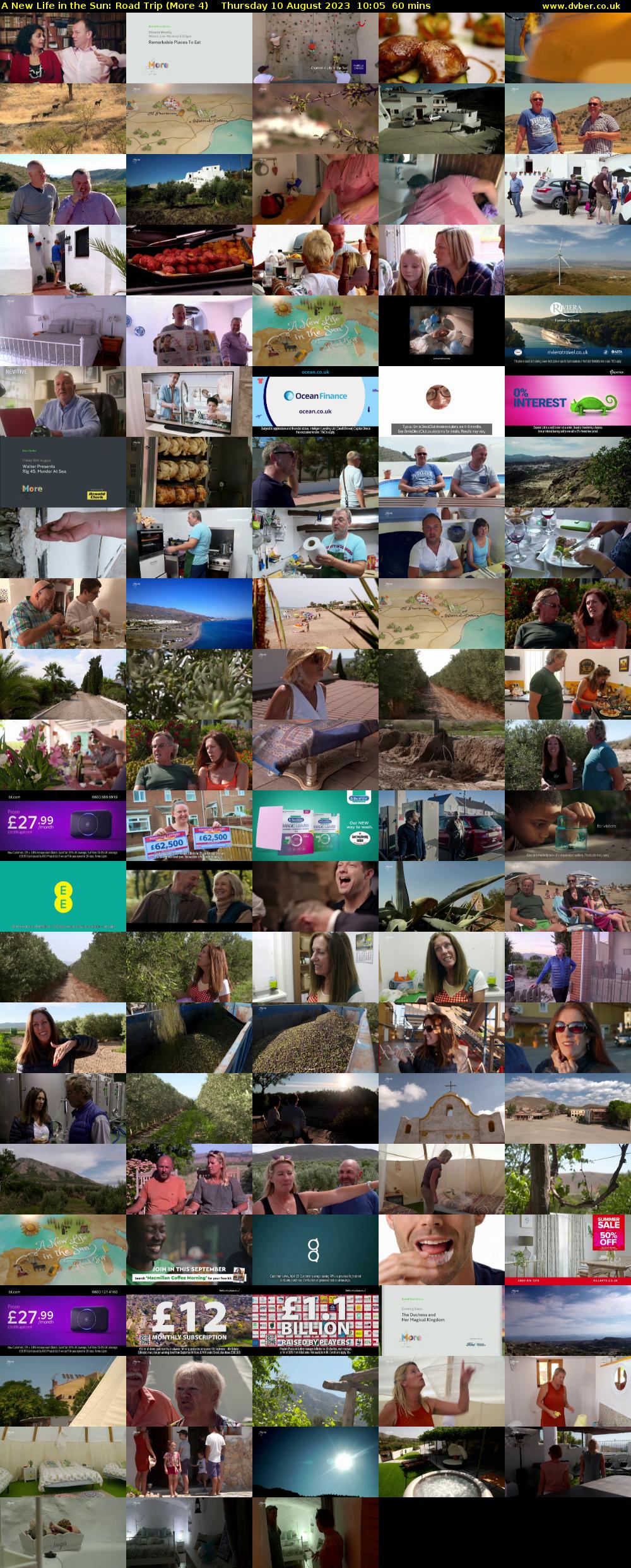 A New Life in the Sun: Road Trip (More 4) Thursday 10 August 2023 10:05 - 11:05