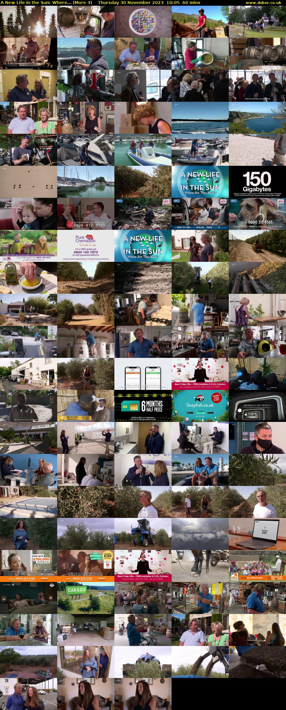 A New Life in the Sun: Where... (More 4) Thursday 30 November 2023 10:05 - 11:05