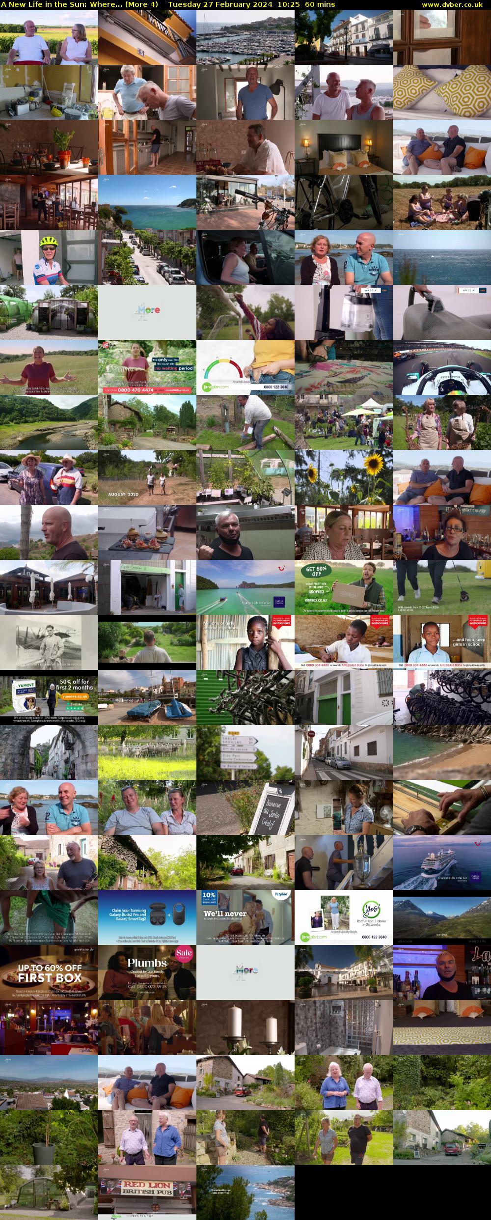 A New Life in the Sun: Where... (More 4) Tuesday 27 February 2024 10:25 - 11:25