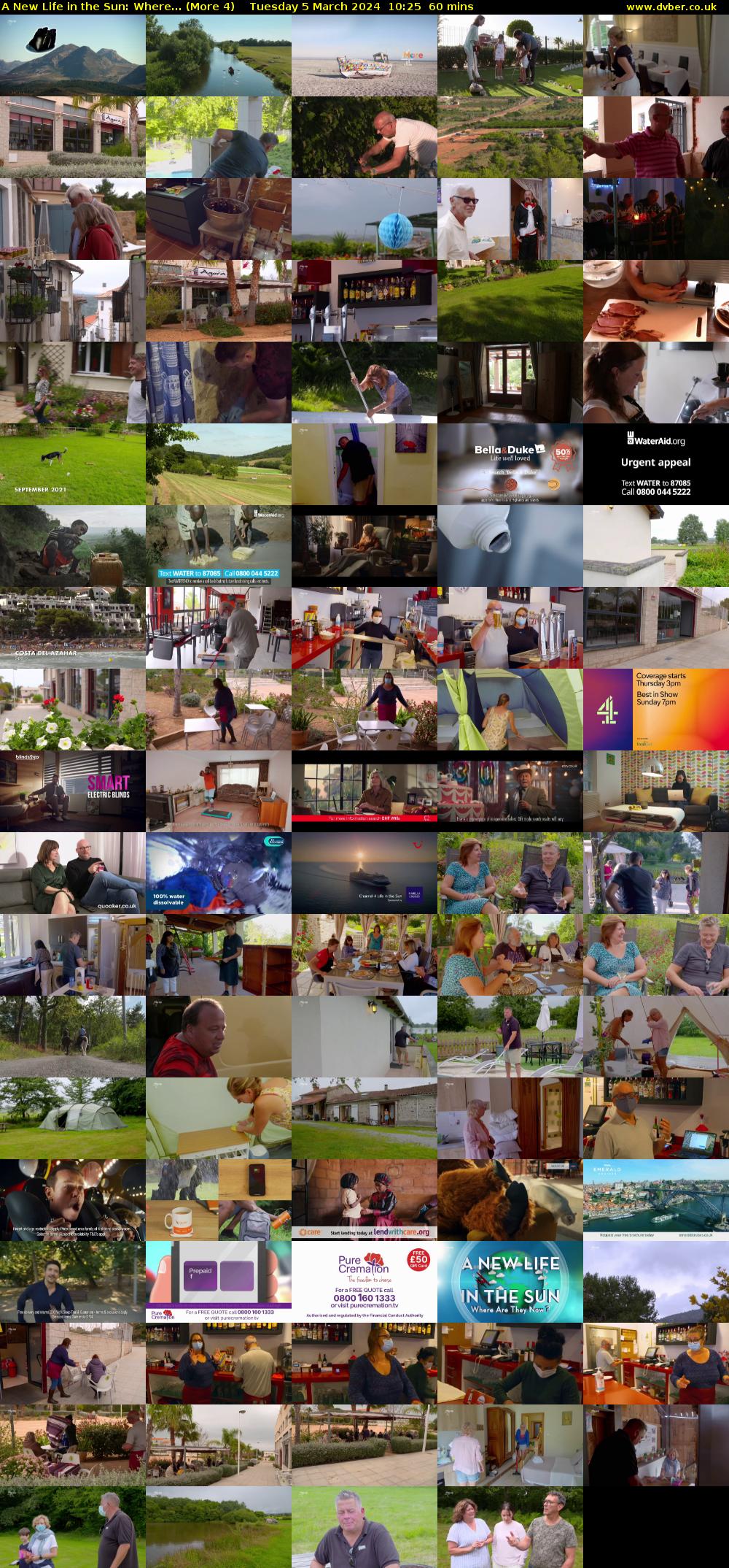 A New Life in the Sun: Where... (More 4) Tuesday 5 March 2024 10:25 - 11:25