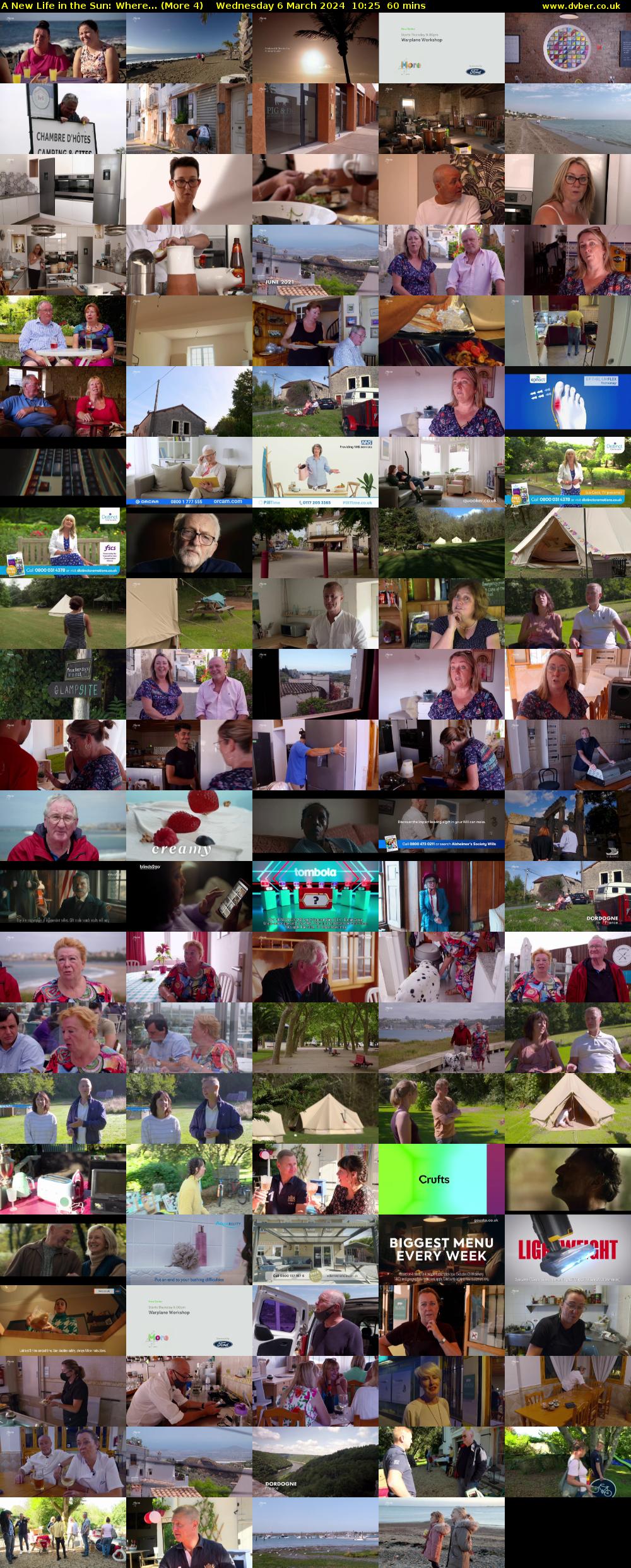 A New Life in the Sun: Where... (More 4) Wednesday 6 March 2024 10:25 - 11:25