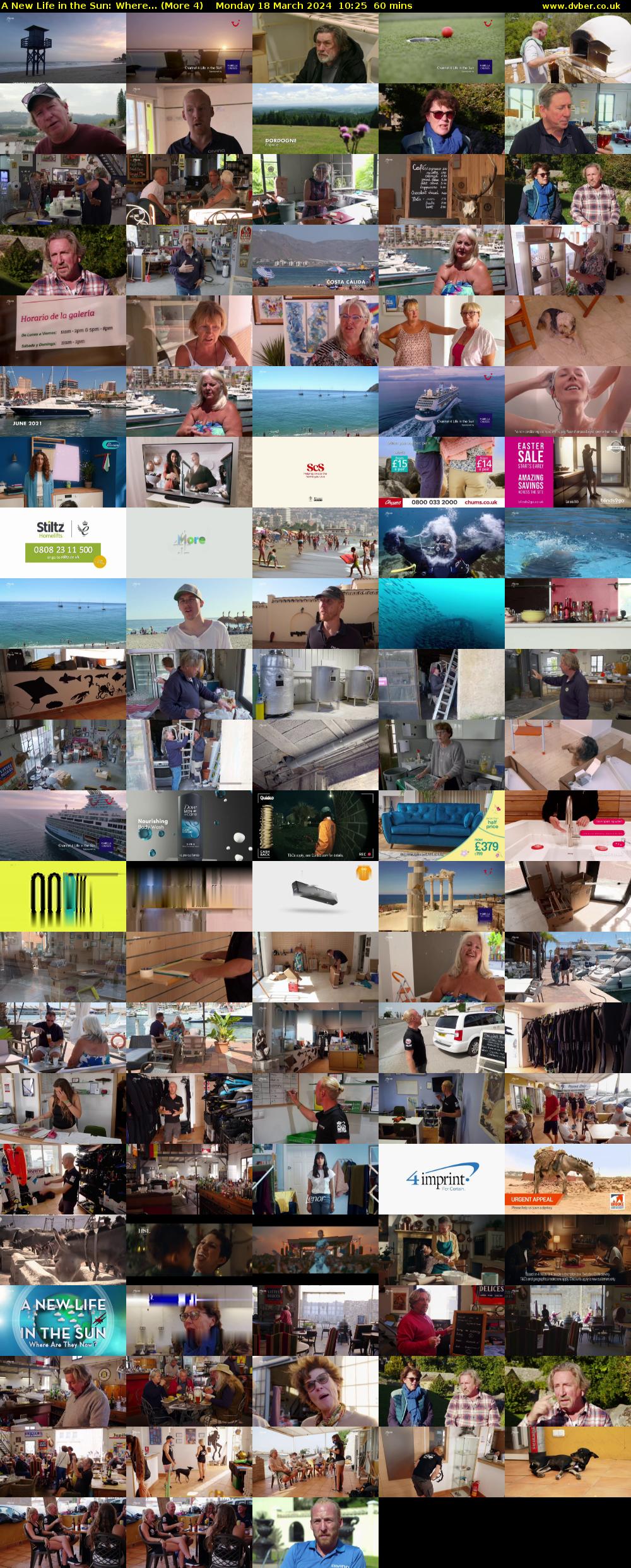 A New Life in the Sun: Where... (More 4) Monday 18 March 2024 10:25 - 11:25