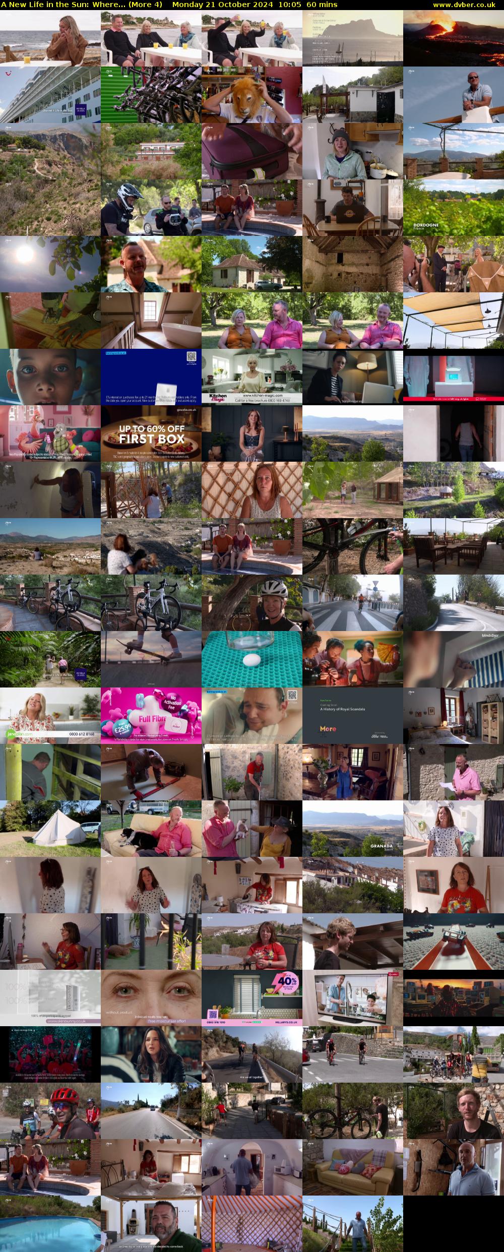 A New Life in the Sun: Where... (More 4) Monday 21 October 2024 10:05 - 11:05
