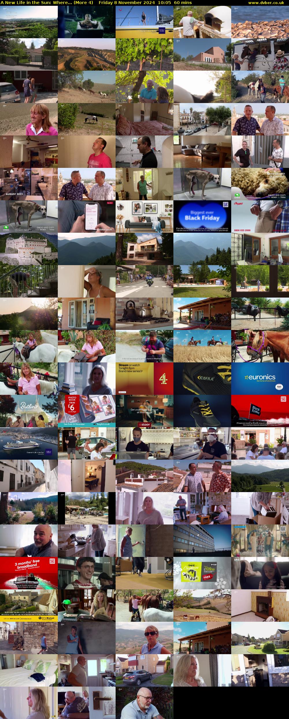 A New Life in the Sun: Where... (More 4) Friday 8 November 2024 10:05 - 11:05