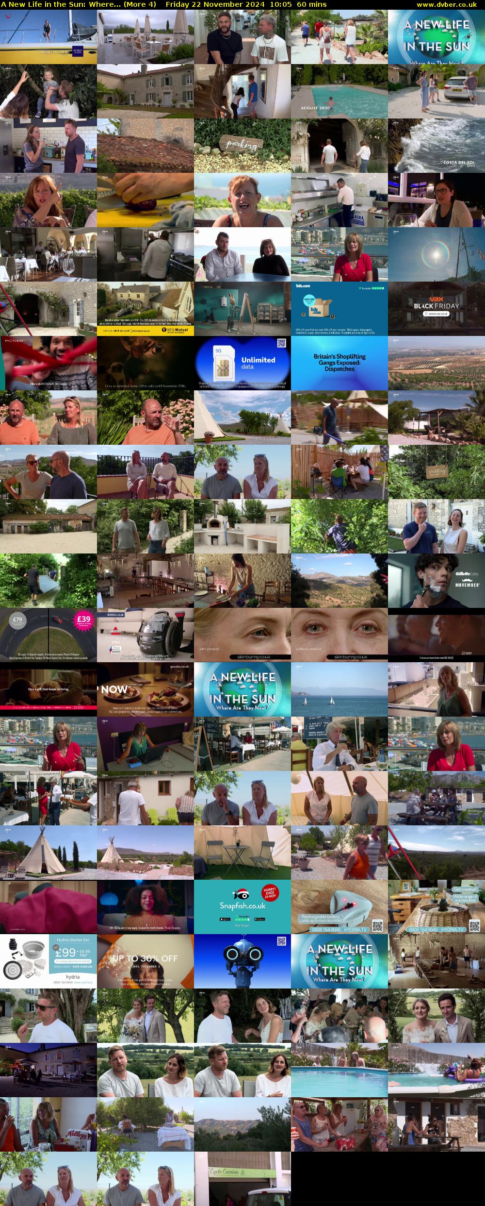 A New Life in the Sun: Where... (More 4) Friday 22 November 2024 10:05 - 11:05